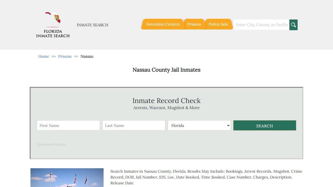 Nassau County Jail Inmates | Florida Inmate Search